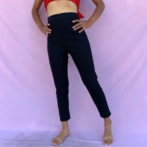 Black high waisted skinny pants